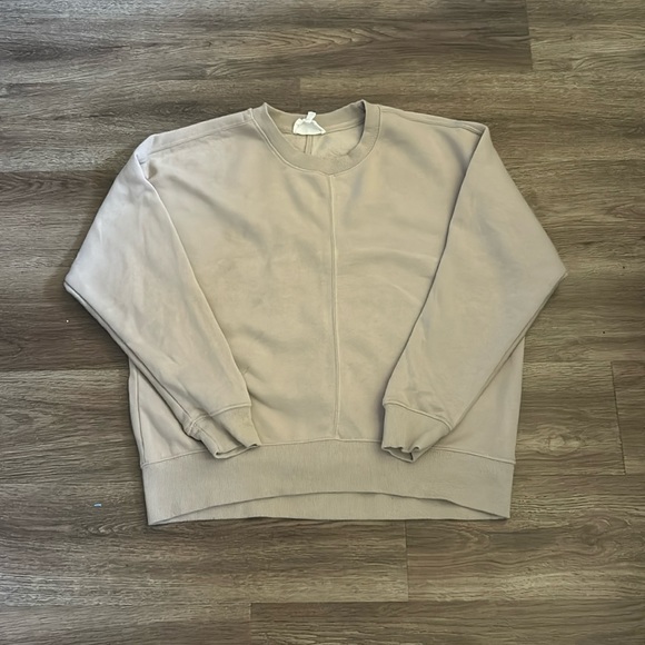 Sweaters - Tan Crewneck
